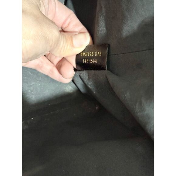 Fendi 2Jours Gray Textured Leather Double Shoulder Top Handle Handbag - Picture 11 of 12